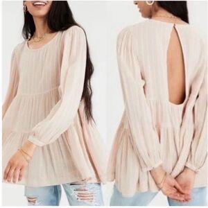 American Eagle Outfitters Burnt Orange Blouse